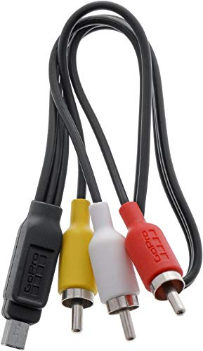 GoPro ACMPS-301 Composite Cable, Cavo Composito da Mini USB a RCA, Hero3, Nero