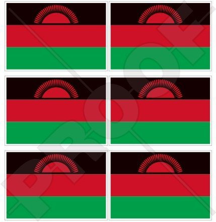 Malawi Malawi-Ehemaligen Flagge Afrika 40 mm (40,6 cm) Mobile Handy Vinyl Mini Sticker, Aufkleber X6