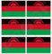 Malawi Malawi-Ehemaligen Flagge Afrika 40 mm (40,6 cm) Mobile Handy Vinyl Mini Sticker, Aufkleber X6