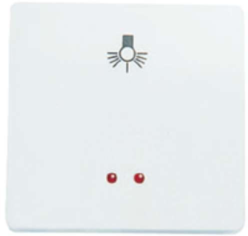 Niessen stylo - Pulsador timbre visor serie stylo blanco marfil