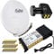 PremiumX Satelliten-Komplettanlage Fuba DAA 850 G Satellitenschüssel Alu Grau 5/12 Multiswitch LNB F-Stecker, 1 SAT 12 Teilnehmer