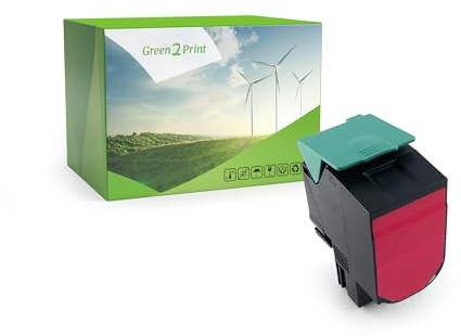 Green2Print Toner Magenta 3000 Seiten ersetzt Lexmark 24B5588 passend für Lexmark XS540N, XS544DN, XS548DE