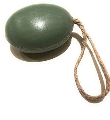 Savon Boule + Corde Spiruline + Olive Coco 200gr La Boutique De Béa 100% Végétale Pour Tout Problème de Peau