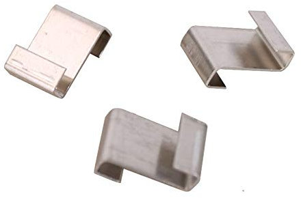 Aluminium Lap Z Clips for Greenhouse Windows (Pack of 50)