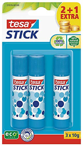 tesa Stick ecoLogo runder Klebestift blau (2)