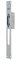 Tesa Assa Abloy, CERNODLBI, Serrure électrique basculante normale avec déverrouillage manuel, acier inoxydable, avant LB