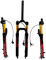 Forcella Anteriore Forcella di Sospensione MTB 27,5 29 Pollici Lega di Magnesio Lega di Alluminio Controllo Filo 1-1/8 '' Corsa 120MM (Regolazione Tartaruga E Coniglio),Red-29in