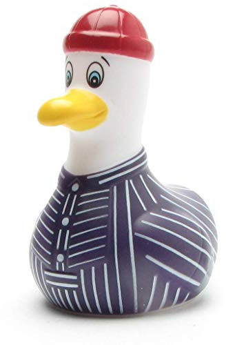 MöwMöw Kuddel he Lücht Quietsche-Möwe I Badeente I Quietscheente I H: 11 cm I Vinyl I Weiß I 18+ Monate