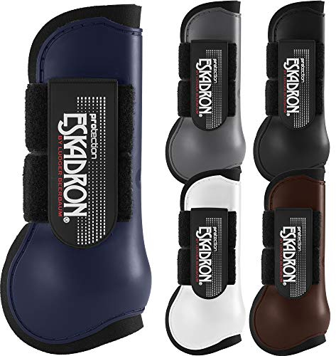 Eskadron 2er Set Gamaschen Protection Boots vorne, Größe:Full, Farbe:Grey