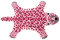 POHOVE Teppich mit Leoparden-/Löwen-/Tiger-Druck, Kunstfell-Teppich, Tierdruck, für Kinderzimmer, Dschungel-Themenzimmer, Spielzimmer