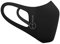 Airinum Lite Air Mask - Atemschutzmaske mit Filter und Elatischer Ohrenhalterung, Leichtgewichtige Waschbare Maske für Stadt, Reisen, Fahrradfahren (L, Storm Black)