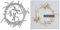 Benoon Stanzschablonen für Scrapbooking, Libelle, Kreis, Stanzschablone, DIY, Prägung, Papierkarten, Fotoschablone, Silber