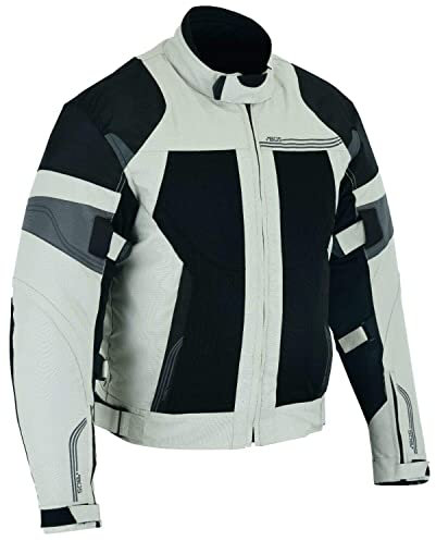 BOSmoto roller jacke herren, Motorradjacke mit Protektoren (XL)