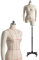 LWMD Schneiderpuppe Große Nähende Frau Schaufensterpuppen mit Feststeckbarem Radstand, Schnullerkörper Aus Schaumstoff für Erwachsene Torso-Puppe für Schneider Designer/Kleiderform