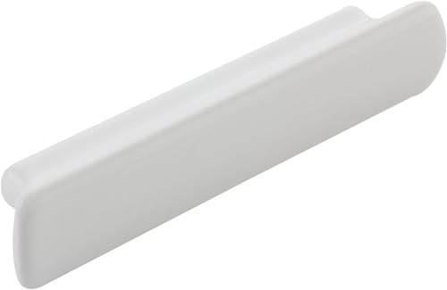 FURNIPART Griff Keramik Vanilla - Möbelgriff flach LA96 - ideal als Kommodengriff, Keramik weiß