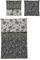 Irisette Edel-Feinbiber Bettwäsche Set Koala 8428 blau 135 x 200 cm + 1 x Kissenbezug 80 x 80 cm