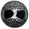 Arbre de la vie Viking Argent Métal Pin Badge Broche