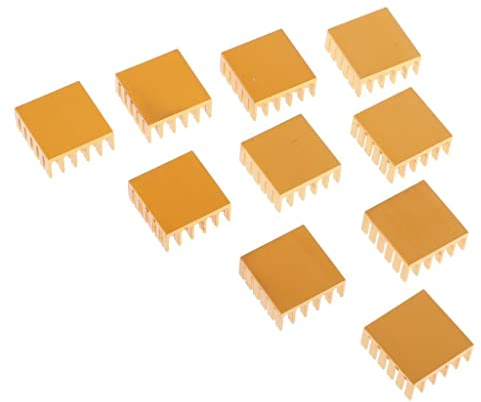10PCS Aluminium Kühlkörper Kühlrippe Kühlkörper,22x22x10mm,Aluminium