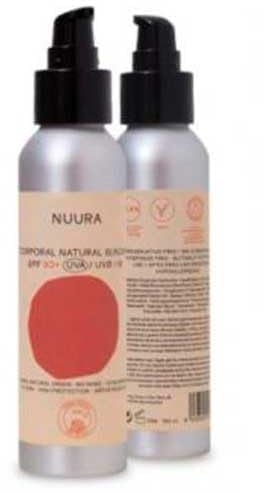 NUURA Mineralische Sonnencreme SPF 50 - Sonnenschutz ohne Chemie, Vegan, für Kinder und Surfer geeignet