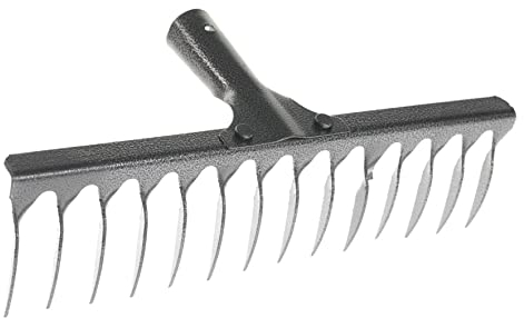 HERSIG - Rastrillo sin Palo jardineria | Rastrillo antihierbas Limpieza Jardin (33x9x14cm)