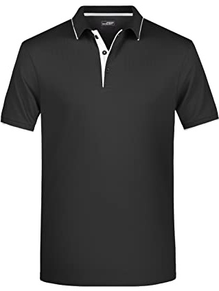 James & Nicholson Herrenpolo Multi Stripe - Klassisches Polo mit Kontraststreifen