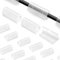 PaiLeWei Conjunto 20 Sujetacables Adhesivos - Organizador de Cables Transparente - Clips y Sujeta Cables para Mantener e Orden (20 Pcs)