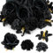 20 Stück Künstliche Blumenköpfe Kunstblumen Rosenköpfe Künstlich Blütenköpfe Verzierung Handwerk Blumen für Karneval Party Hochzeit Dekoration