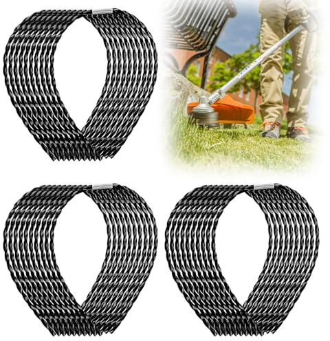 Forhandy 30 fili per tagliaerba Bosch F016800431, 38 cm x 3,5 mm, filo di ricambio per decespugliatore Bosch AFS 23-37