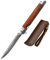Lius Group Petit Couteau de Poche Pliant - Manche en Bois M390, Tranchant à Une Main, Extérieur Portable, Chasse EDC Antidérapant Avec Fourreau en Cuir