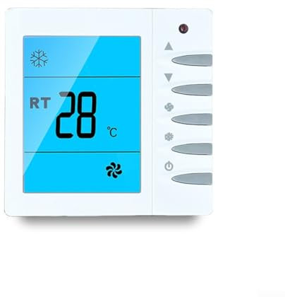 Air Conditioning Controller, Touch Button Temperature Controller, Air Conditioner Display Thermostat 86x86x13mm