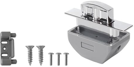 NIHUIFA Schlüssellose Schrankschlösser aus Metall, Druckknopf, Camper, Schrankknauf, Fächer, Riegel für Wohnwagen, Yacht