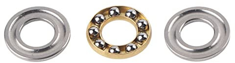 Eujgoov 10-teiliges Drucklager, Drucklager, Kugellager F8 16M Miniatur-Hochflachstahllager-Set (F8-16M Größe 8 * 16 * 5mm)