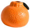 Colcolo Flower Vase Orange Shape Plant Vase Desktop Ornament Flower Pot Plant Holder Decorative Vase for Entryway Home Kitchen Decor, Orange