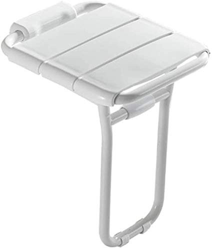 Seggiolino da doccia pieghevole per bagno, colore: bianco
