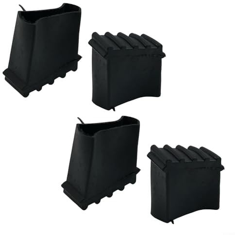 JoyousMall Fit Rubber Ladder Feet Pads 4 Pack for Stability and Protection
