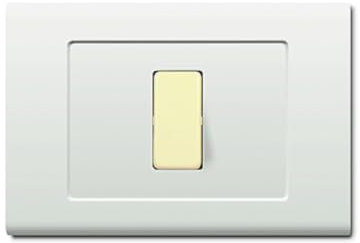 PLACCHE IN TECNOPOLIMERO, COMPATIBILE CON BTICINO MAGIC, 1 MODULO/POSTO, COLORE BIANCO, ALTA QUALITA', SQUADRATE, RETTANGOLARI, DESIGN CLASSICO, PER INTERRUTTORI/PRESE
