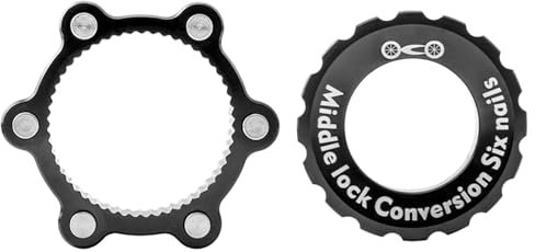 SVCEQZE Centerlock Adapter, Adapter 6 Loch Auf Centerlock, Scheibenbremse Center Lock, Fahrradbremse Adapter, Center Lock Umwandlung, Fahrrad Rotor Centerlock Adapter Mit Centerlock-System