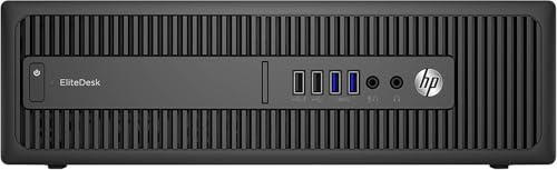 HP EliteDesk 800 G2 3,2 GHz Intel Core i5 6500 - Computer desktop nero SFF PC (8 GB, 1000 GB, DVD Super Multi, Windows 11 Pro) (ricondizionato) senza periferiche)