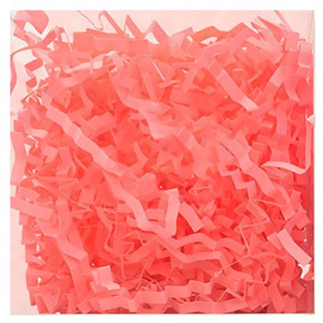 Zymoplas Ostergras, recycelbar, Festival, elegante Papierschnitzelfüllung, DIY Konfetti, stoßfester Füller, Verpackungsmaterial, fluoreszierendes Rosa