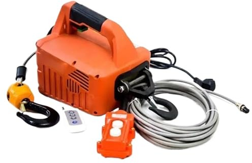 Verricello Elettrico Carico Verricello Elettrico Portatile Paranco Di Trazione Telecomando/Controllo Del Filo 220V/110V Strumento Sollevamento Verricelli elettrici(220V)