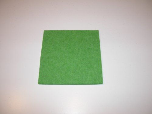 Filz Untersetzer 10 x 10 cm eckig gift grün Daff