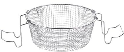 Riess, 2738-000, Einsatz Pommes-frites-Pfanne Ø 26cm, silber, Silber, Made in Österreich, LBH: 32,6x22,9x9,3cm, 0,179kg, Bratpfanne, Bruchfest, Gaskocher kompatibel, Kratzfest, Leicht