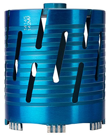 OX Tools BX10-142 Spectrum Pro Superfast Helix Dry Diamond Core Drill - 142mm, Blue