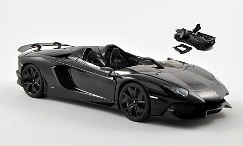 Lamborghini Aventador J, schwarz, 2012, Modellauto, Fertigmodell, AUTOart 1:18
