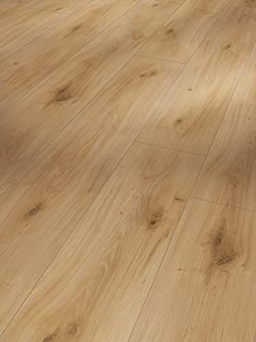 Parador Dekorboden Laminat Basic 600 Eiche Horizont natur Seidenmatte Struktur Breite Landhausdiele 4-V-Fuge