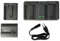 vhbw Chargeur Double Compatible avec Nikon D2H, D2Hs, D2X, D2Xs, D3, D3s, D3X, D4, D6, F6 caméra, Action-cam - Chargeur, témoin de Charge