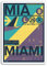 2 x 10cm Miami Airport Vinyl Aufkleber - Florida Aufkleber Laptop Gepäck # 17149 (10 cm groß)