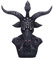 Nemesis Now Celestial Baphomet-Büste, Polyresin, 33 cm, Schwarz und Silber