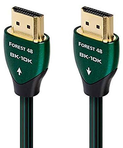 AudioQuest Forest 48 Câble HDMI 2.1 8K/10K Ultra HD, Gaming, Haute vitesse, 48 Gbit/s, HDR, eARC – 2,25 m