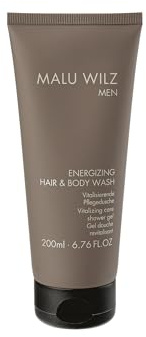 Malu Wilz Energizing Hair & Body Wash Duschgel Männer 200ml I Erfrischende, vitalisierende Körperpflege & Kopfhaut Pflege I Feuchtigkeitsspendendes Shower Gel